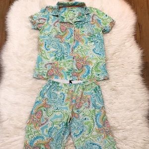 Chaps Size Small Paisley Pajamas